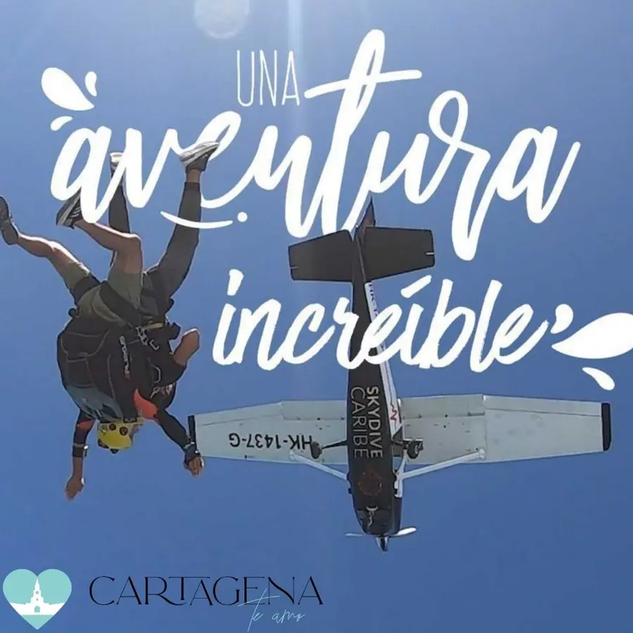 Salto en paracaídas tándem sobre Cartagena — 3