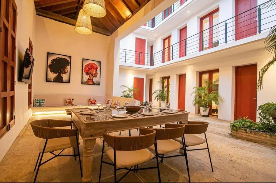 Casa del Pozo: 9 habitaciones en Getsemaní — 2