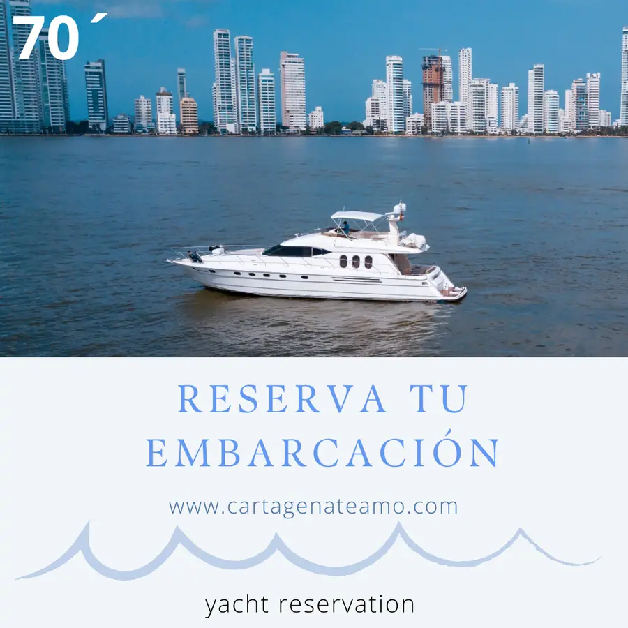 Alquiler de barco de 70 pies en Cartagena — 5