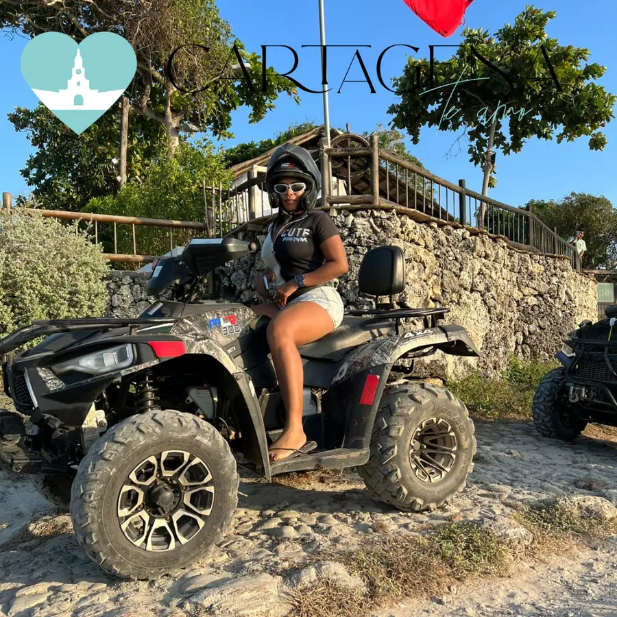 Tour en ATV cruzando en lancha desde Cartagena — 3