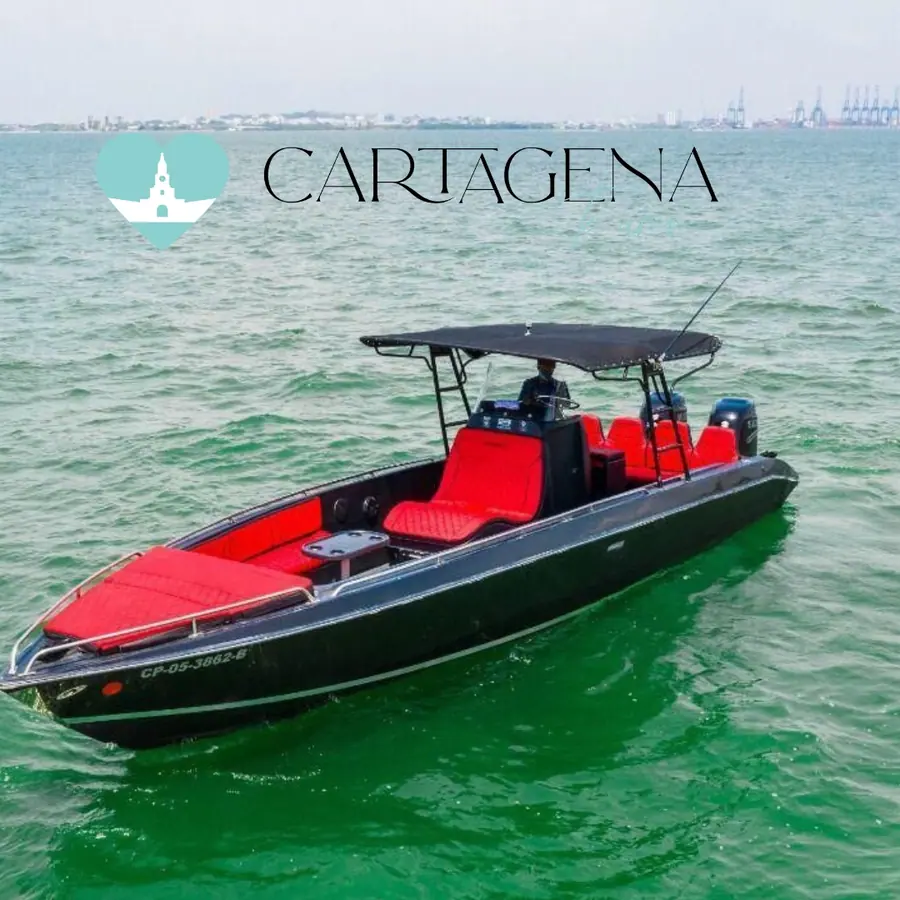 Lancha de Lujo 33 Pies en Cartagena para 14 Personas — 1