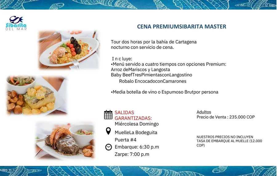 Cena Premium Sibarita Master en la bahía — 2