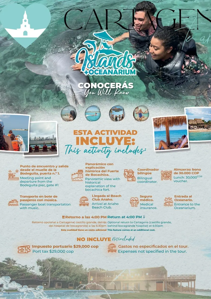 Oceanario y tour panorámico por Islas del Rosario — 2